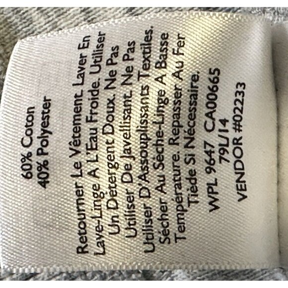 Eddie Bauer Womens Jacket Lightweight Full Zip Aztec Hooded Pockets Gray XL - Picture 14 of 16